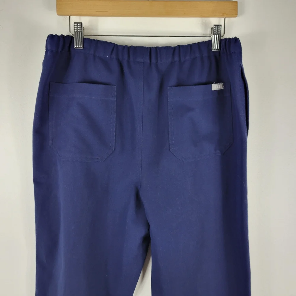 Figs Technical Collection Pull On Tie Waist Straight Leg Scrub Pants Tall - Picture 9 of 11